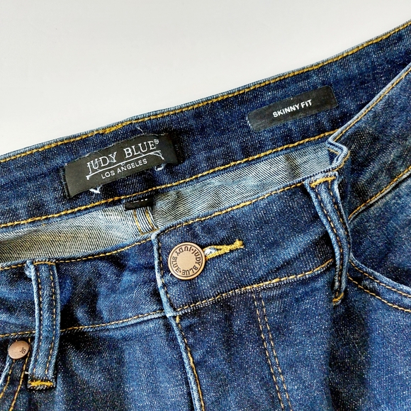 Williamsburg High Rise Tummy Control Top Skinny size 16W Judy Blue #JB88527DK - Picture 4 of 8